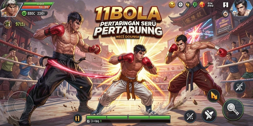 Gameplay menarik 11BOLA dengan pertarungan seru dan grafis menawan.
