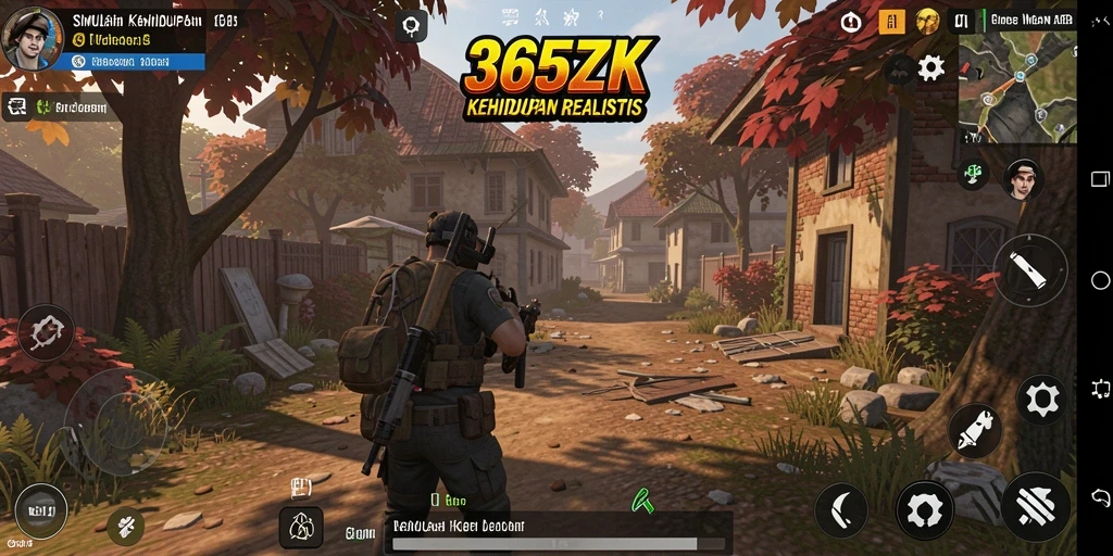 Gameplay menarik dari 365ZK yang menampilkan kehidupan virtual.