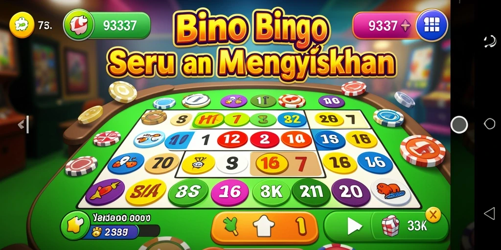 Screenshot gameplay Bingo yang seru dan interaktif.