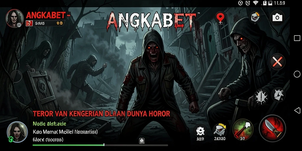 Tangkapan layar menampilkan gameplay menyeramkan dari ANGKABET.