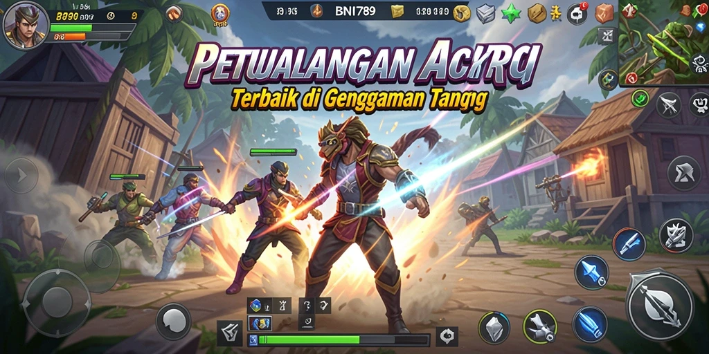 Tampilan fantastis gameplay BNI789 dengan aksi seru dan visual menawan.