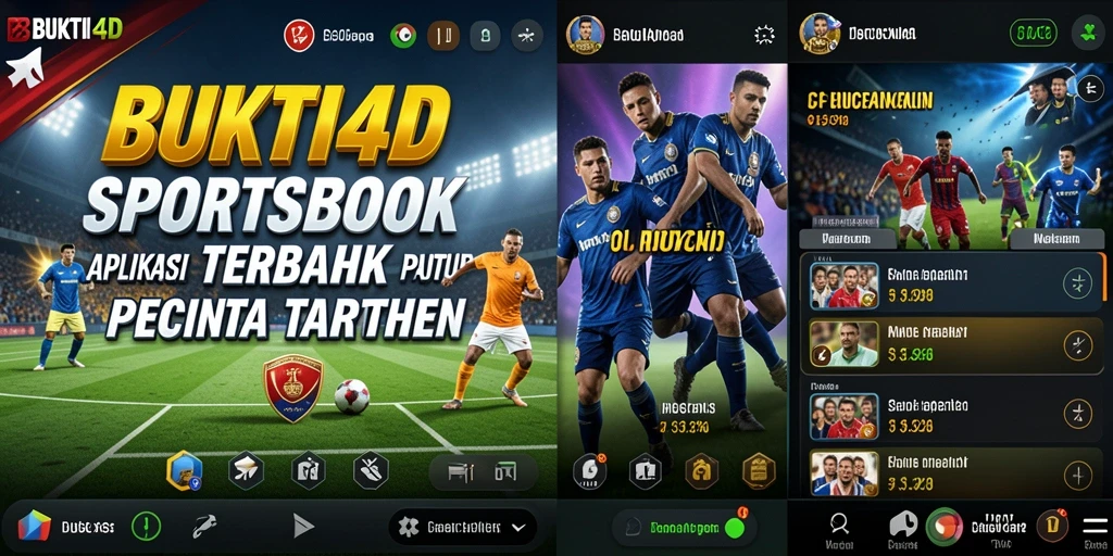 Tampilan utama BUKTI4D dengan berbagai pilihan taruhan.