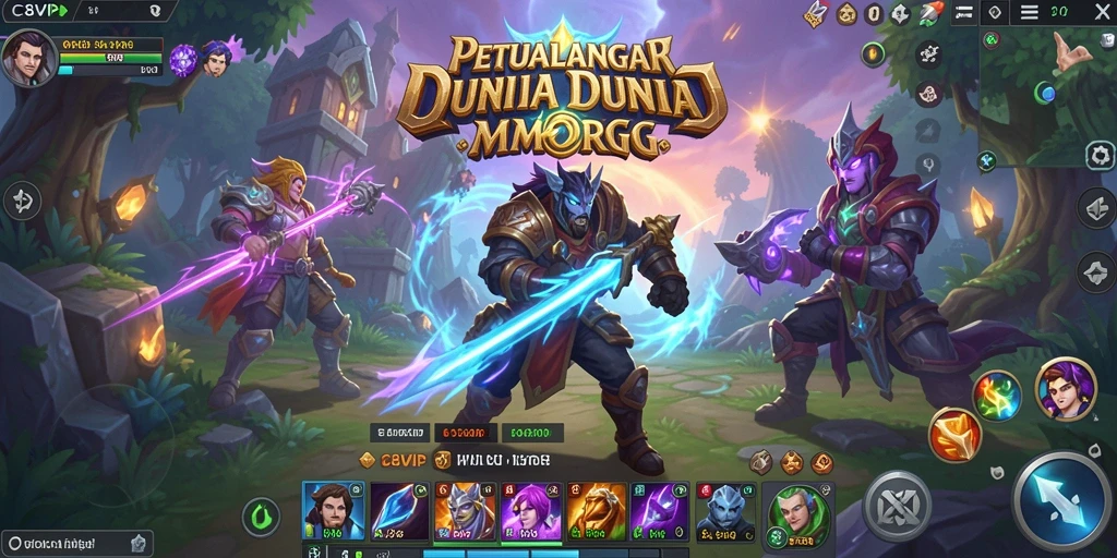 Tampilan menakjubkan dari gameplay C8VIP dalam dunia MMORPG.
