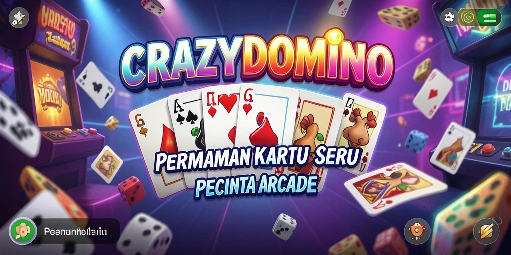 Tampilan gameplay seru dan kompetitif dari CRAZYDOMINO.