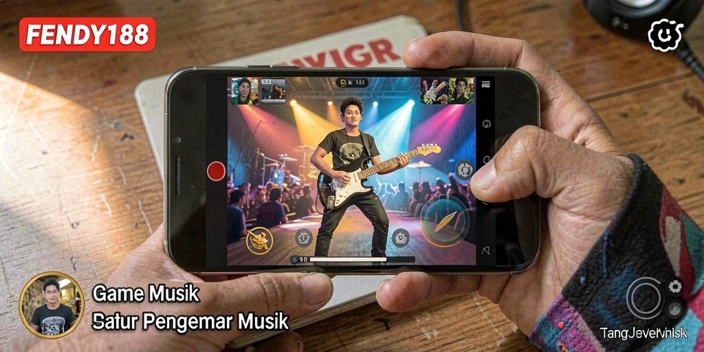 Tampilan menarik dari gameplay FENDY188 yang penuh musik.