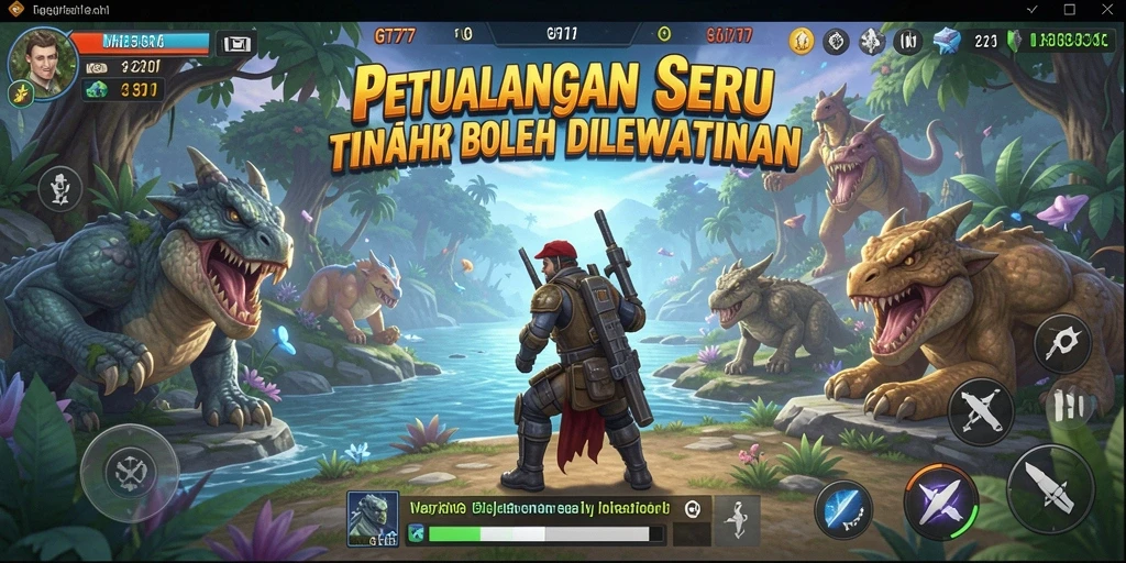 Gameplay mendebarkan di dunia petualangan GT777.