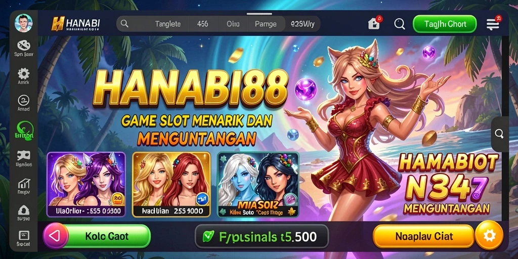 Tangkapan layar gameplay HANABI88 menampilkan keseruan permainan slot.