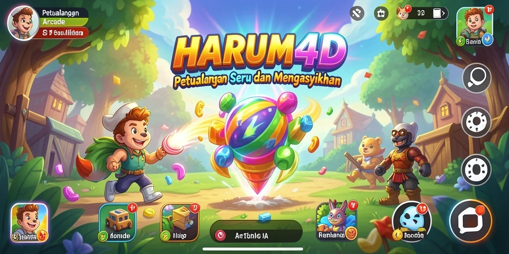Tampilan menarik dari permainan HARUM4D dengan gameplay yang seru.