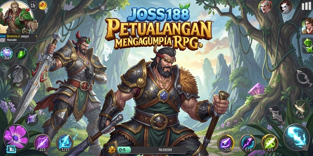 Gameplay menakjubkan JOSS188 yang menampilkan aksi RPG seru.