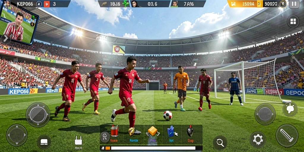 Tampilan menarik dari gameplay KEPO66 dengan aksi olahraga yang mendebarkan.