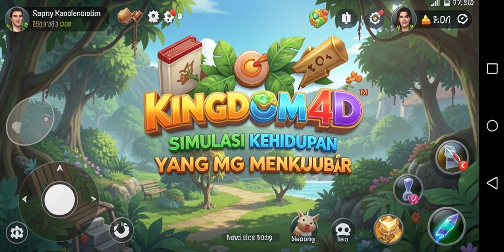 Tampilan gameplay <strong>KINGDOM4D</strong> yang memukau dan penuh warna.