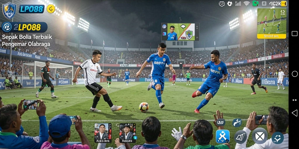 Tampilan gameplay <strong>LPO88</strong> yang menarik dalam aksi sepak bola.