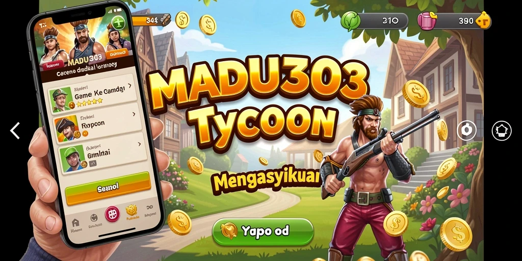 Tampilan permainan MADU303 yang penuh warna dan interaktif.