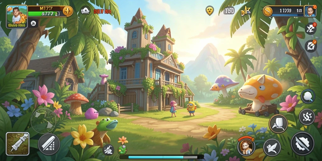 Tampilan gameplay MT777 dengan berbagai interaksi dan grafik menarik.