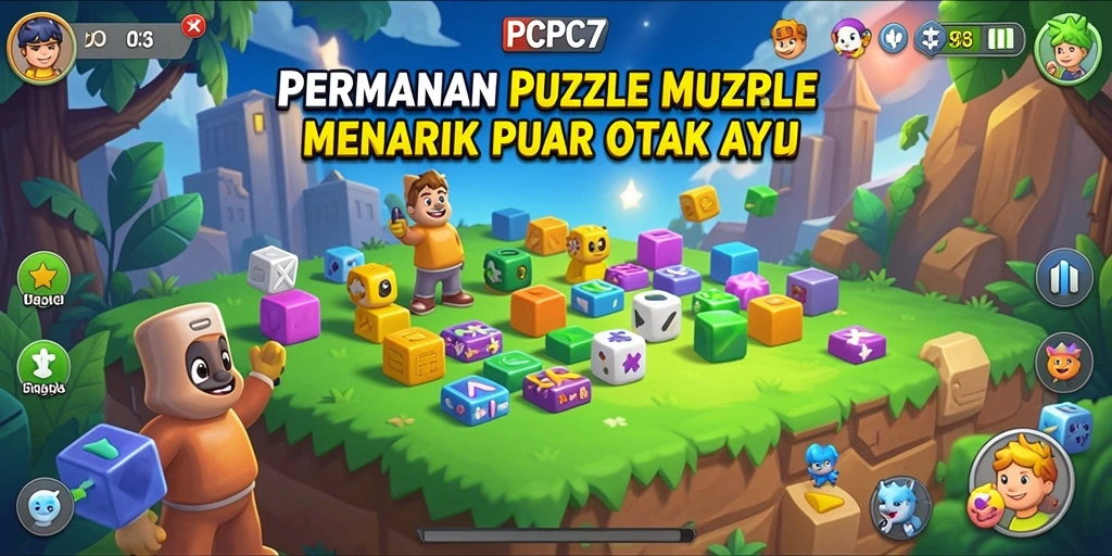 Tampilan gameplay PCPC7 yang menantang dan menarik.