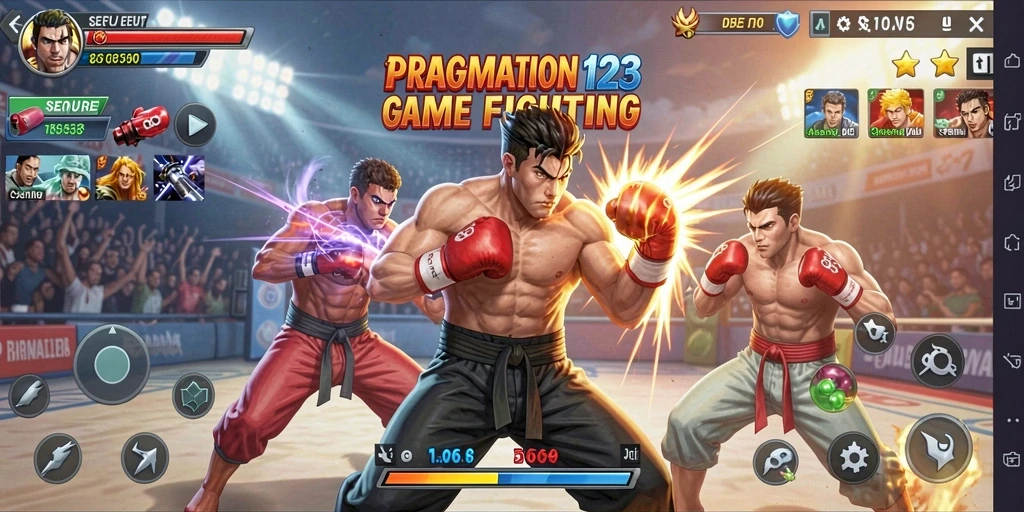 Tampilan gameplay seru dalam pertarungan epik PRAGMATIC123.