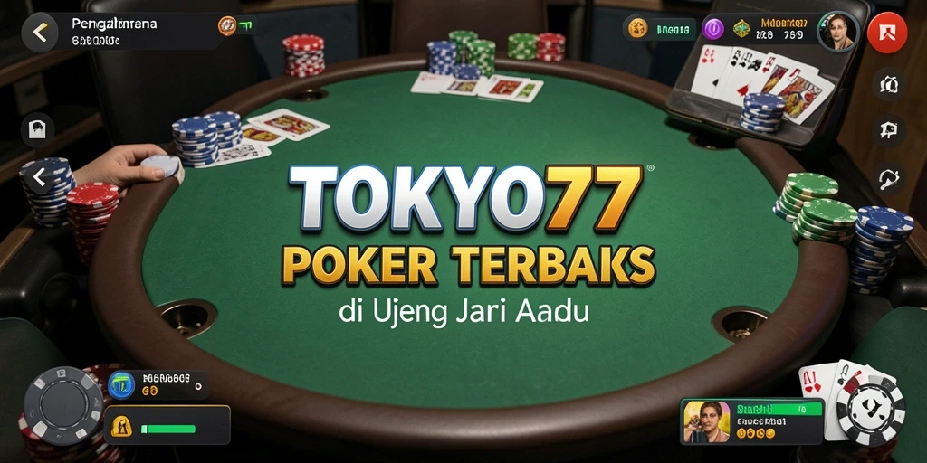 Gameplay Poker yang menegangkan di TOKYO77.