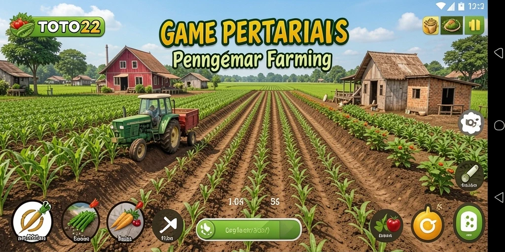Tampilan menarik dari gameplay TOTO22 dalam aktivitas pertanian.