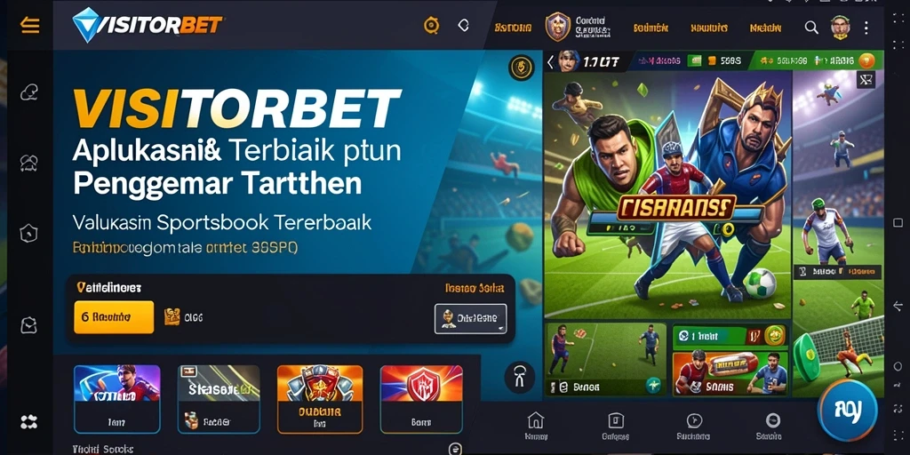 Tampilan menarik dari pengalaman taruhan Sportsbook di VISITORBET.